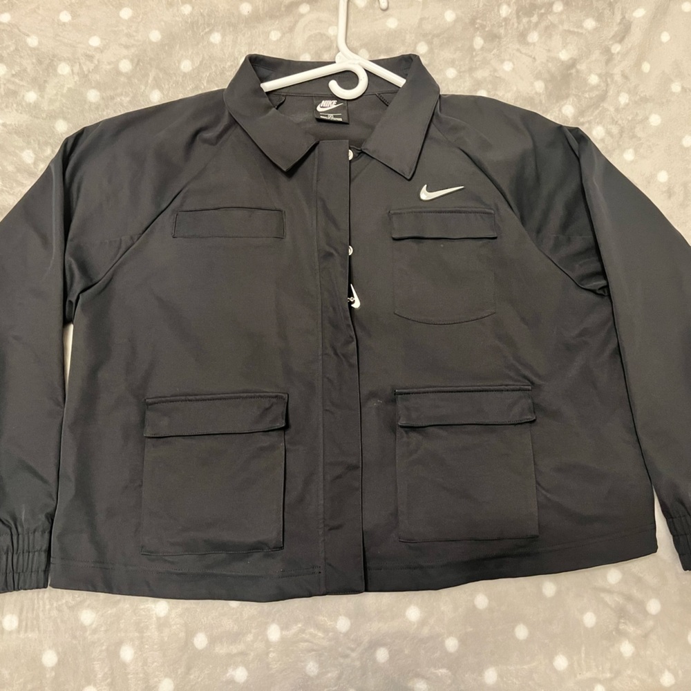 NIKE BLACK COACHERS JACKET